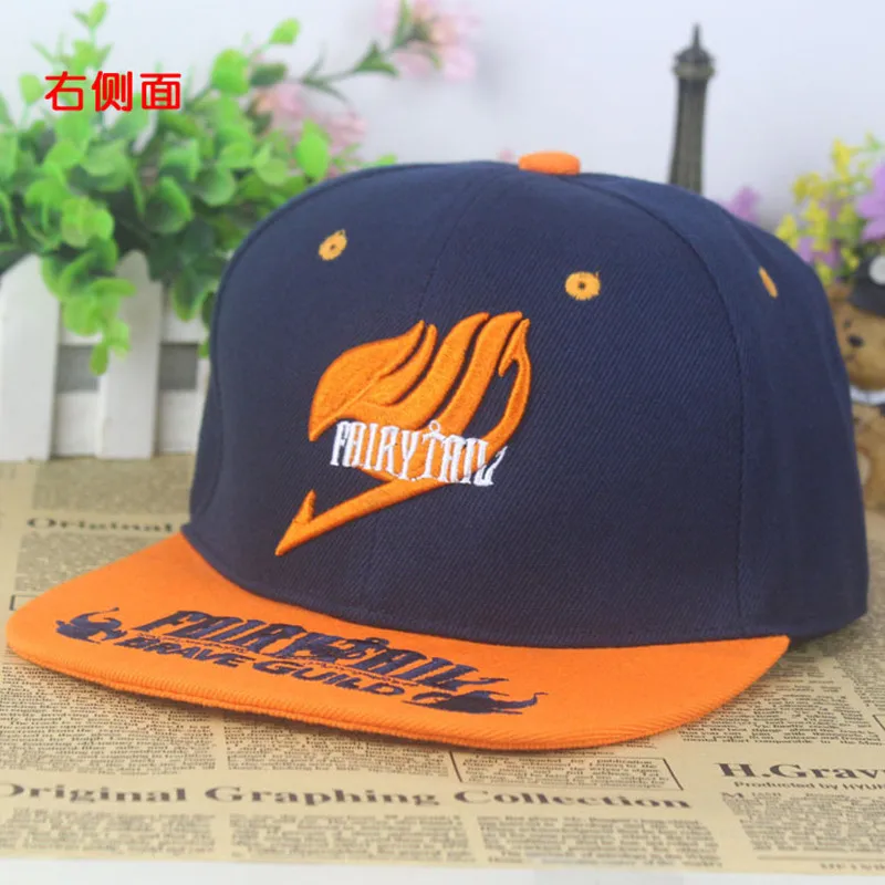 Fairy Tail Baseball Cap Mesh Caps Sun Hat Cosplay Hip-hop unisex anime new
